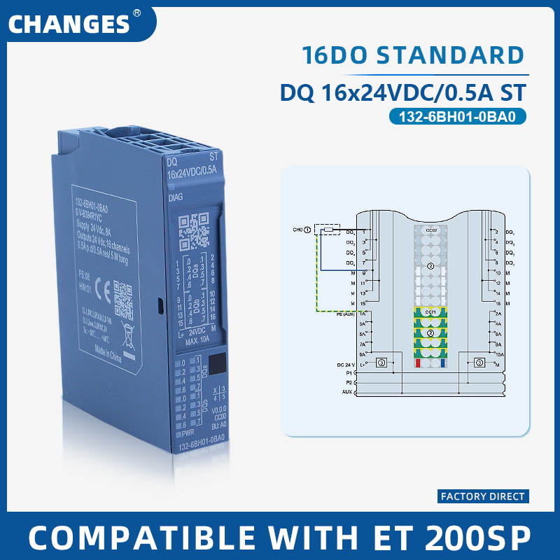 ET 200SP DO 16x24VDC ST